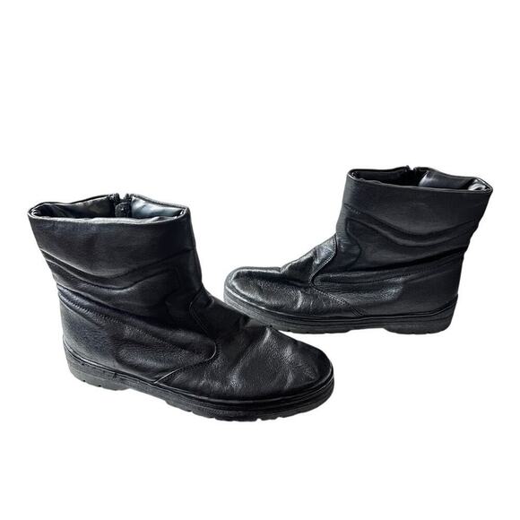 Nunn Bush Other - Nunn Bush Size 10 Men Black Pull On Ankle Moto Biker Boot Bootie Outdoor Matrix